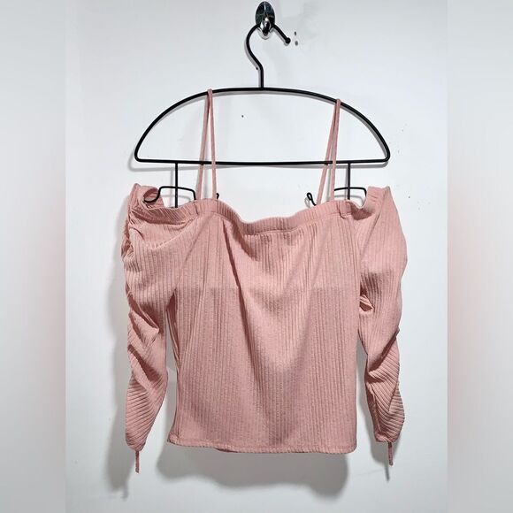 Magazine Peach off shoulders Top - Picture 2 of 2